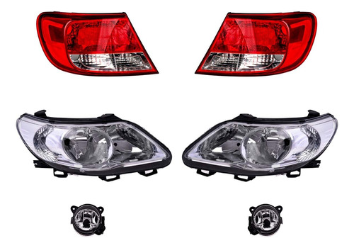 Faros Ppales + Niebla Y Calaveras Depo Gol Del 2009 Al 2012