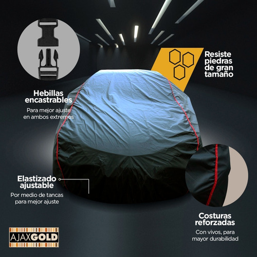 Imagen 5 de 6 de Funda Cubre Auto Antigranizo Cobertor Impermeable Premium