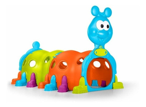 Tunel De Juegos Para Niños Oruga Happy Caterpillar Feber