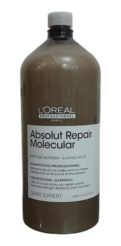 Loreal Absolut Repair Molecular Shampoo 1.5 Litros 