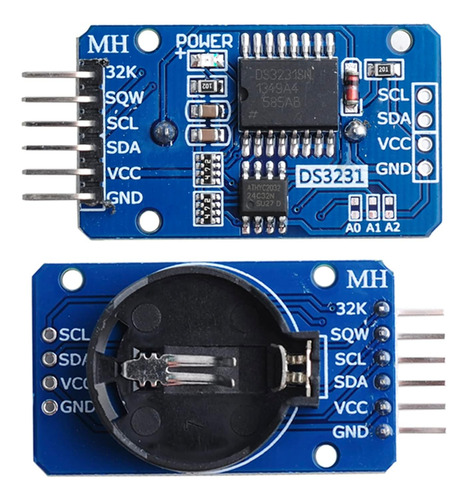 Módulo De Reloj En Tiempo Real Ds3231 At24c32 Iic Rtc Para A