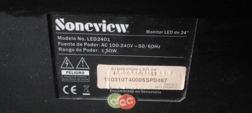 Imagen 4 de 10 de Tv Monitor De 24 Soneview