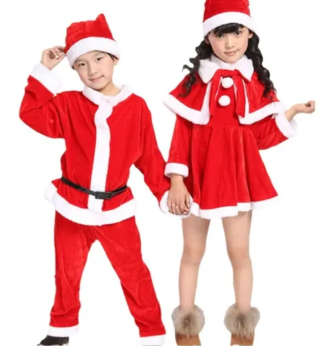 Disfraz De Mamá Noel Para Niña – Conjunto Navideño De 3 Piezas, Vestido, Capa Y Sombrero De Papá Noel, Tallas Infantiles Disfraz De Mamá Noel Para Niña – Conjunto Navideño De 3 Piezas, Vestido, Capa Y Sombrero De Papá Noel, Tallas Infantiles