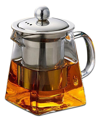 Tetera  Vidrio  Infusor Acero Inox.tapa 750ml Pettish Online