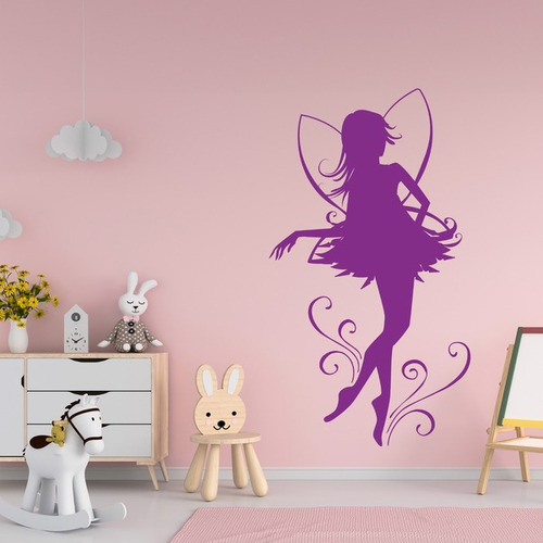 Vinilo Decorativo Para Pared - Hada Bailarina