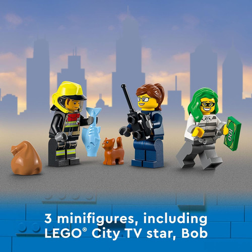 Lego City Fire Rescate Police Chase - Juego De Construcción