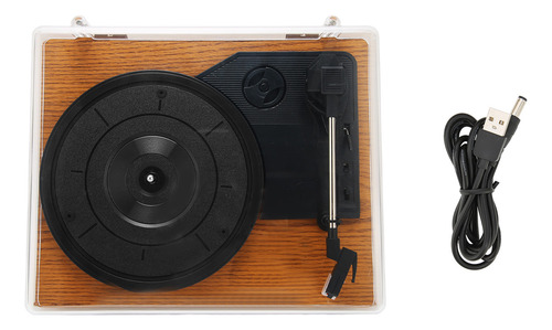 Reproductor De Discos De Vinilo Retro De 3 Velocidades Bluet