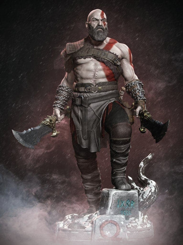  Archivo Stl Impresión 3d - God Of War Kratos