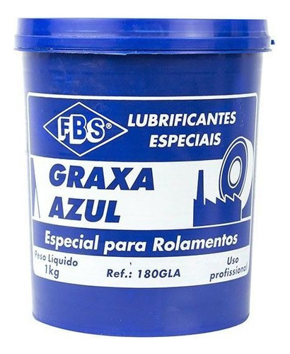 Graxa A Base De Lítio Azul Fbs-180/gla Com 1 Kg - Fbs