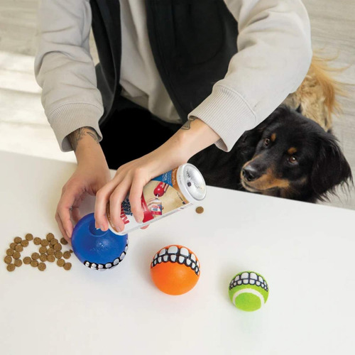 Bola Kong Grinz Sorriso Bolinha Para Cães M 3un Dispenser