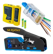 Comprar Alicate Crimpar Rj45 Vazado + Testador + 50 Rj45 Ez Passagem