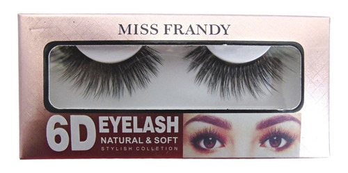 Cílios Postiços Eyelash Natural Soft 6d Miss Frandy C19-1047