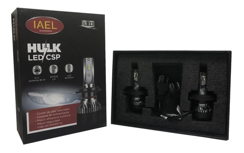 Kit Juego Cree Led Canbus H1 H7 H11 Hb4 Hulk E5 Csp 40.000lm