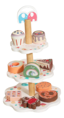 Suporte De Sobremesa De Madeira Playset Brinquedos De