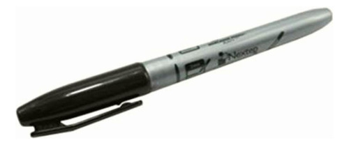 Marcador Permanente Nextep Punto Fino 2mm Color Negro C/12