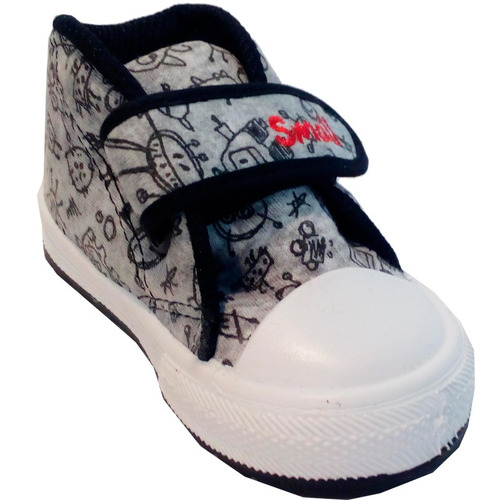 Zapatillas Bebes Botita Marca Small Modelo Bob Abrojo (0124