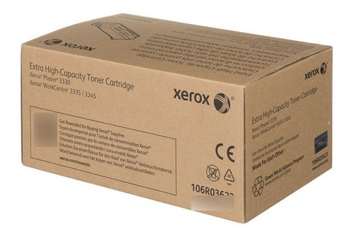 Toner Xerox Extra Alta Capacidad P/3330/ 3335 106r03623 15k