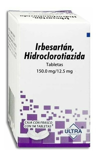Irbesartán/ Hidroclorotiazida 150.0mg/12.5mg C/14 Tabs Ultra