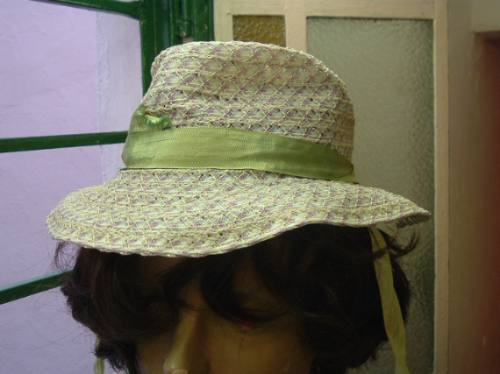 Sombrero Para Sol De Fibra Para Niña - Boina Gorra