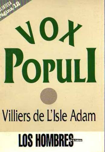 Villiers De L Isle Adam - Vox Populi