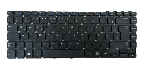 Teclado Samsung Np270 Np275 E4e Series Branco Br Com Ç