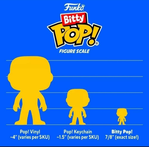 Five Night At Freddy's, Bitty Pop, Set De 4 Figuras Mini (Usado)