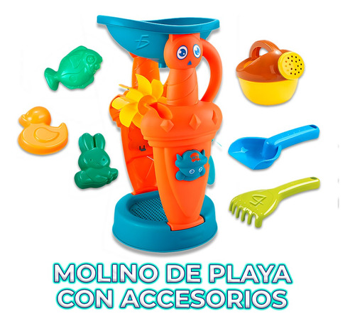 Molino De Arena Grande Set De Juguetes De Playa Para Niños