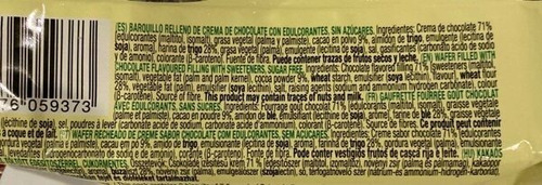 Imagem 2 de 2 de 4x Wafer De Chocolate Gullon Zero Açucar 60g