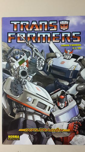 Comic Transformers  Infiltración  151 Páginas, Año 2009