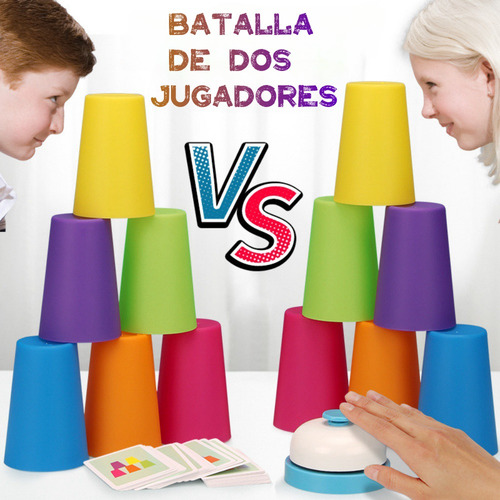 Jogo De Tabuleiro Para 2 Jogadores, Copo Empilhável, Jogos I