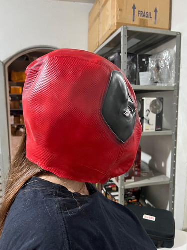 Máscara De Super-herói De Deadpool Para Halloween, Cosplay Cor Vermelho