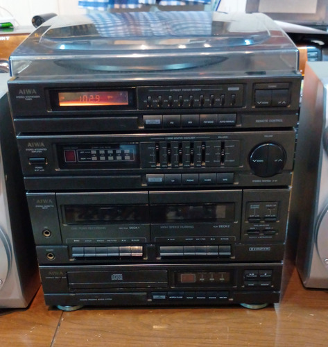 Som 4x1 Aiwa Cx-57u Leia A Descrição Somente Central (Usado)