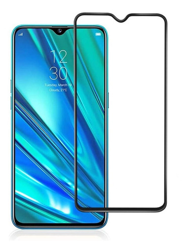 2 Piezas Mica Cristal 9d Para Realme C3 Rmx2020