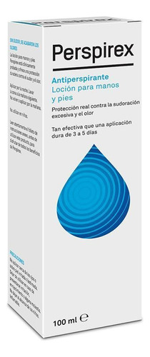 Antitranspirante roll on Perspirex Loción Antitranspirante Para Manos y Pies 100 ml