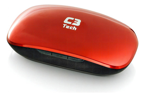 Caixa De Som Speaker 2.0 Portatil Bit Box Red St-120 C3tech