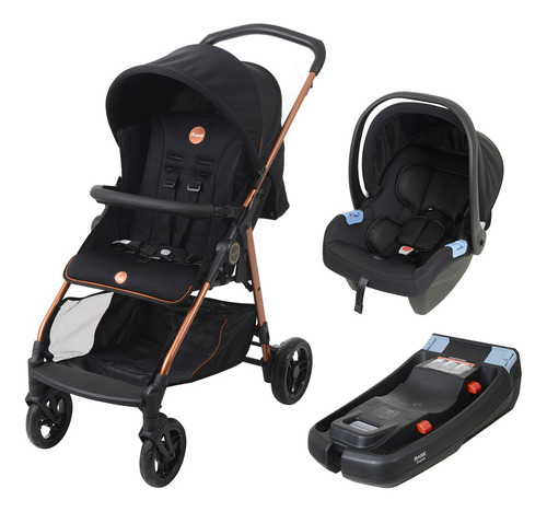 Trio Carrinho Lui Burigotto C/ Bebe Conforto Materna E Base