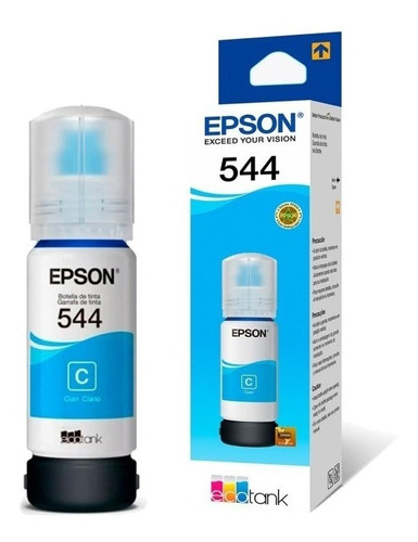 Imagen 2 de 9 de Kit De Tintas Epson 544 X4 L5190 L3110 T544 L3150 L110