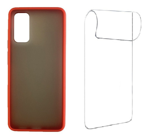 Carcasa Para Samsung S20 Plus Mate Color + Lamina Hidrogel