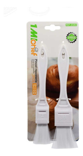 Set 2 Brochas De Cocina Y Reposteria Blanco