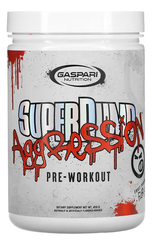 Pre Entreno Gaspari Super Pump Agression 25 Serv Fruit Punch