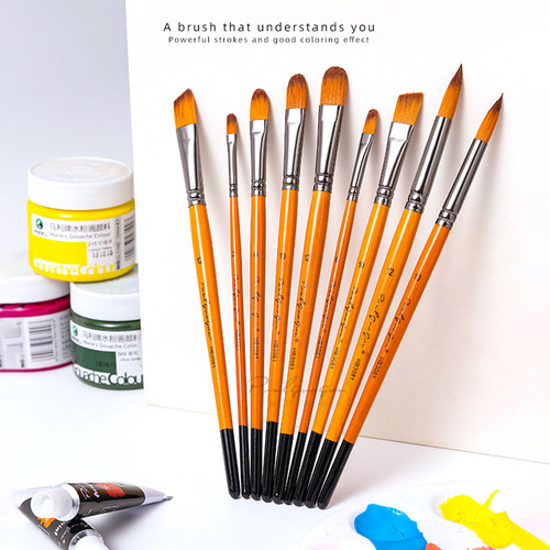 28 Pinceles Profesionales Para Acuarela Y Gouache