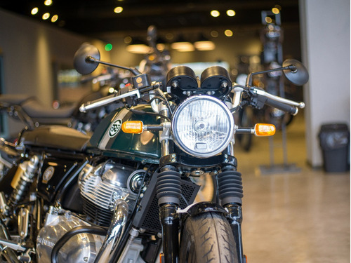 Imagen 25 de 25 de Royal Enfield Continental Gt British Green Reserva Ya
