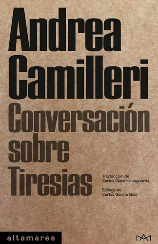 Conversación Sobre Tiresias  - Andrea Camilleri