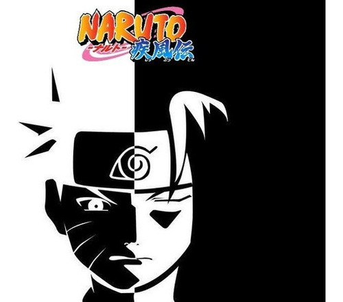 Colar Duplo Yin Yang Naruto - Namoro/ Best Friends (1 Par) Cor Prateado