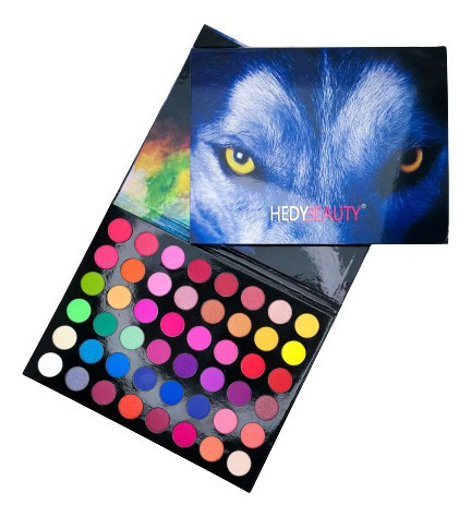 Paleta Sombra Lobo Hedy Beauty 48 Tonos