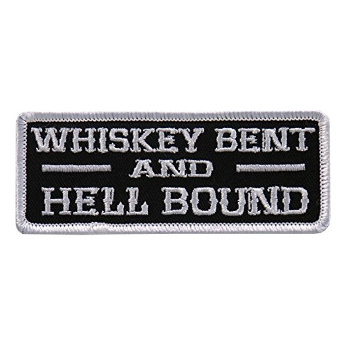 Whiskey Bent And Hell Bound, Parche De Rayón Respaldo ...