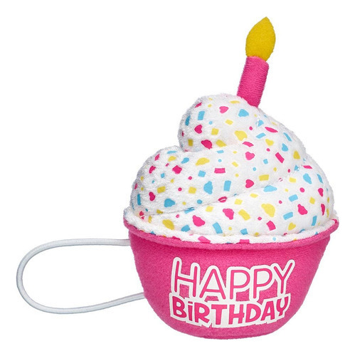 Cupcake Rosado Feliz Cumpleañoss Build-a-bear Color Multicolor