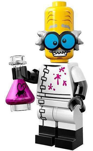 Lego Minifigura De Científico Loco De Serie 14