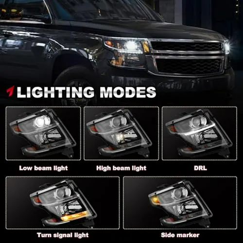 Conjunto De Faro Hid Yeherit Para Chevy Tahoe-suburban
