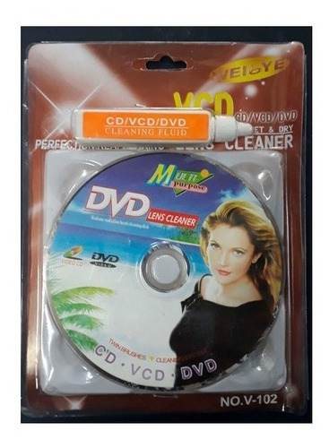 Imagen 1 de 3 de Cleaner Mini Dvd Lens Cleaner Dvd, Mini Dvd, Ps2 Y Xbox
